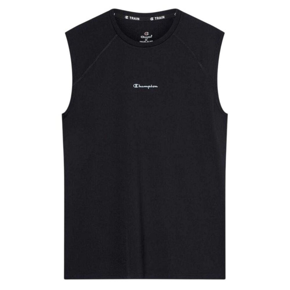 Champion Mens Chest Logo Sleeveless Top / Black